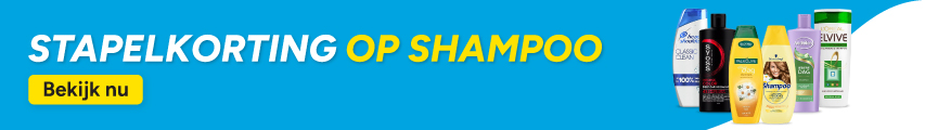 Stapelkorting op shampoo Stapelkorting op shampoo